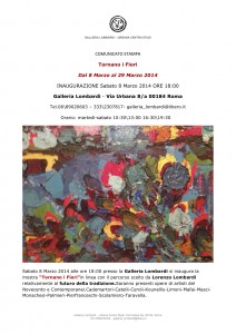 Invito Galleria Lombardi