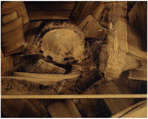 Certi-struggenti-ruderi,-(XII),-cm.33x42,-olio-e-pigmenti-su-tavola,-2014