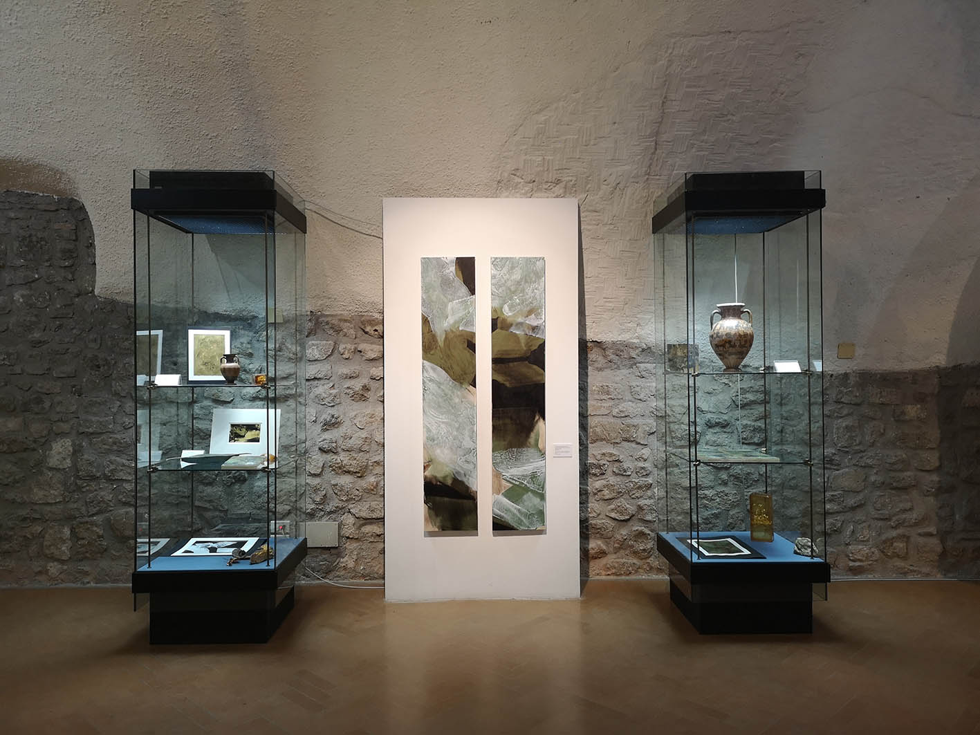 Sala mostra: Di terra acqua e vento, Museo Nazionale etrusco di Rocca Albornoz, Viterbo, 2023
